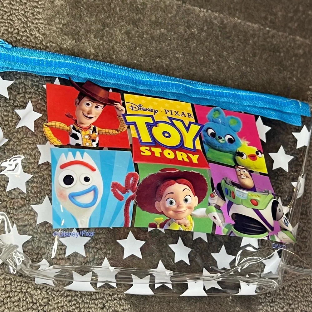 Toy Story 4 Boat Shaped Clear Vinyl Pouch Case Officially Licensed Disney Pixar